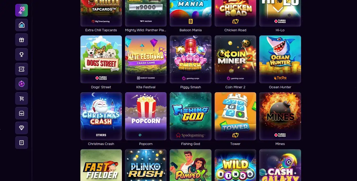 Бонусы и акции Slot Games casino
